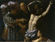 Martyrdom of Saint Sebastian. CECCO DEL CARAVAGGIO